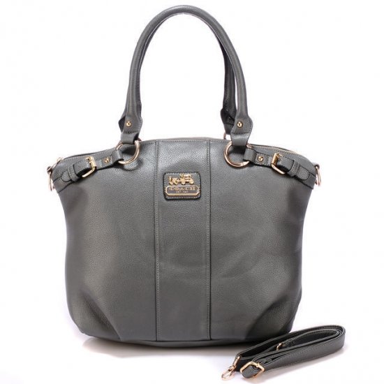 Coach Kelsey Smooth Medium Grey Satchels BDU | Women